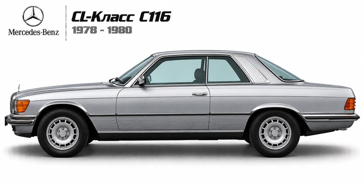 Mercedes-Benz CL-Класс C116 1978–1980